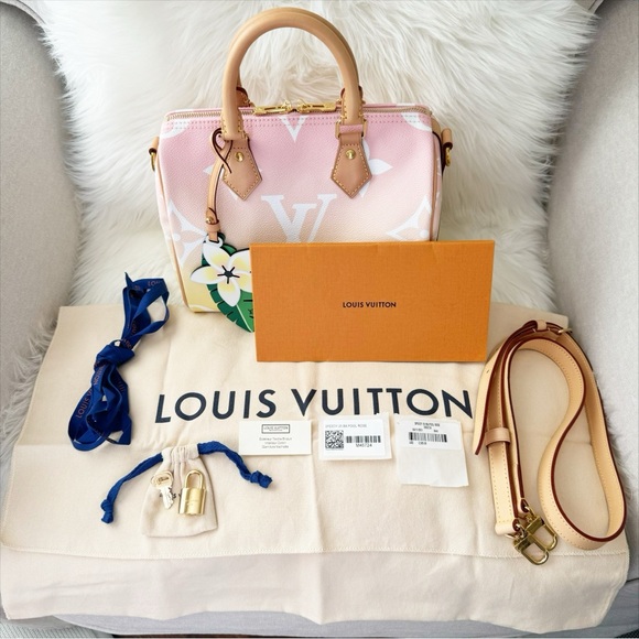 NIB Louis Vuitton Speedy 25 By The Pool Bandouliere Crossbody Special Edition - Picture 1 of 16